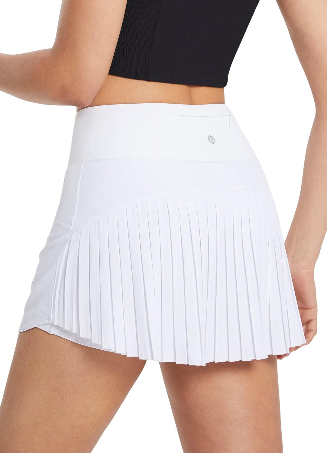 BALEAF Women' Pleated Tennis Skirts High Waisted Lightweight Athletic Golf Skorts Skirts with Shorts Pockets