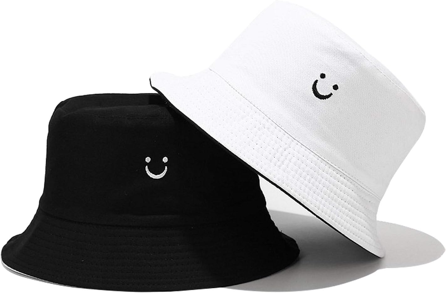 Umeepar Embroidered Bucket Hat Reversible Packable Foldable Beach Sun Hat Outdoor Cap for Women Men