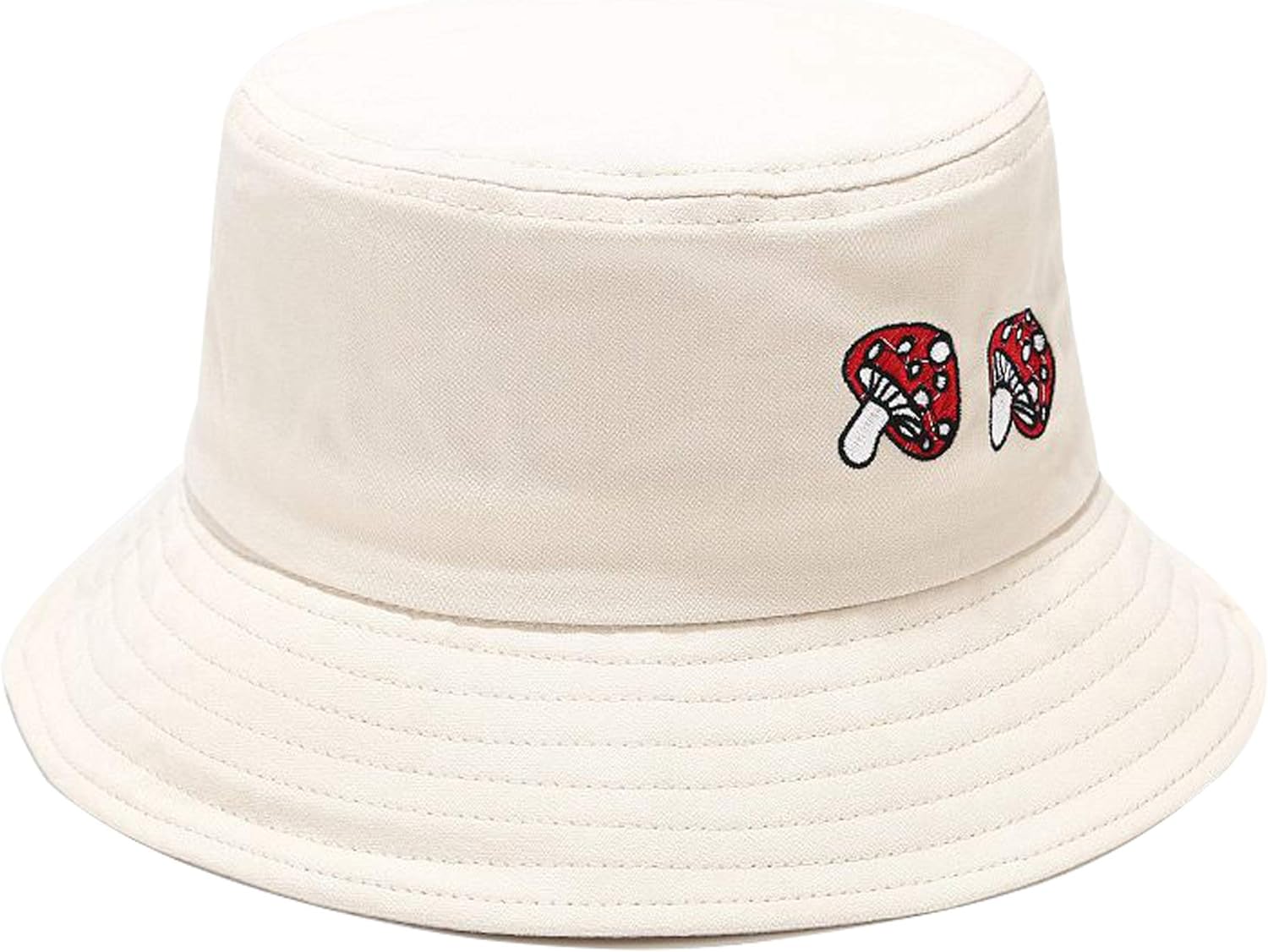 Umeepar Embroidered Bucket Hat Packable Foldable Beach Sun Hat Outdoor Cap for Women Men