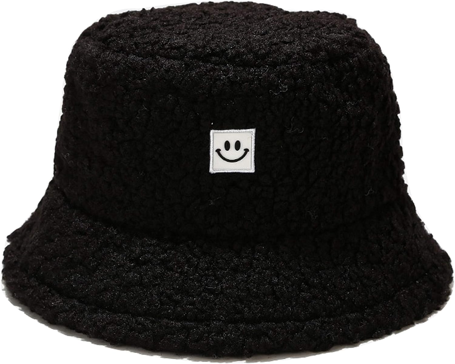 Umeepar Winter Faux Fur Bucket Hat Fluffy Warm Hat for Women Men