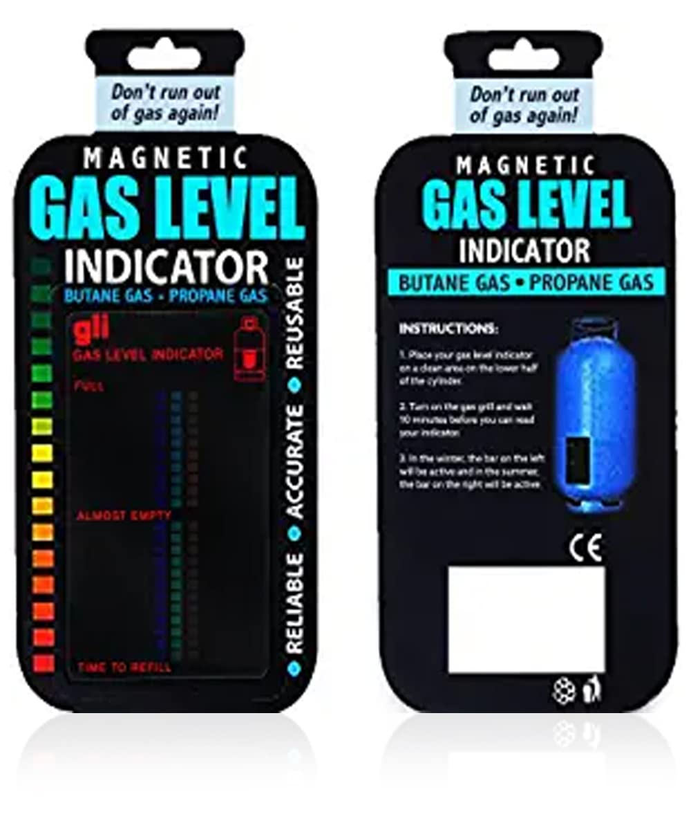 Propane Fuel Level Indicators - Magnetic & Reusable (Set of 2)