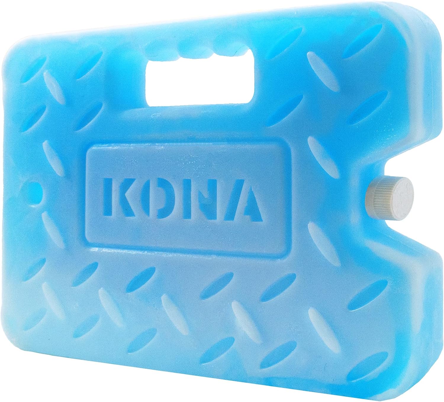 Kona Large Ice Pack for Coolers [Blue Ice 4lb] Extreme Long Lasting Design Absorbs Heat to Cool Faster - Refreezable. Reusable. Colder Than Ice (-5C) Cooler Ice Pack