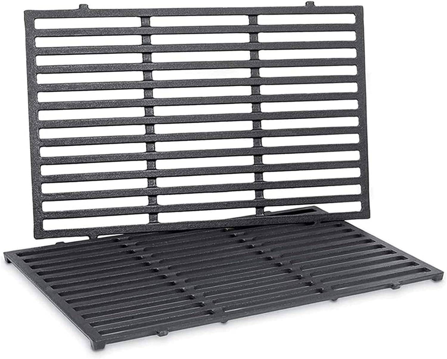 Uniflasy 7524 Cooking Grates for Weber Genesis E and S 300 Series, (19.5 x 12.9 x 0.5) Genesis E310 E320 E330 S310 S320 S330 Gas Grill, Genesis Grill Parts Replacement Cast Iron Grill Grates, 7528