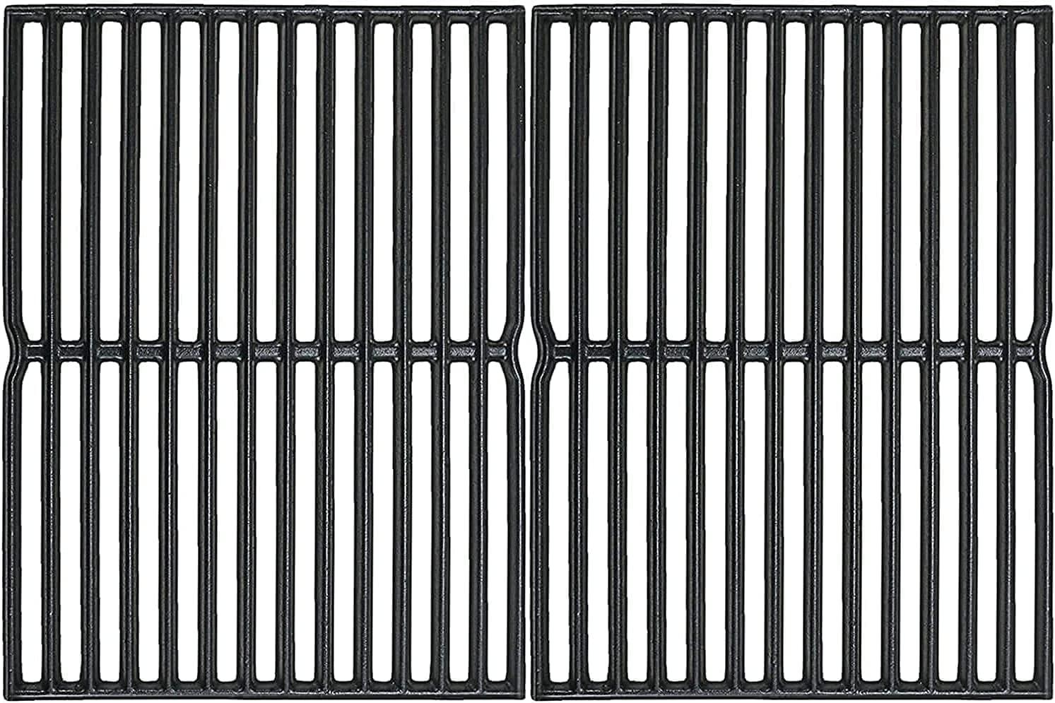 Uniflasy 15 Inch Cast Iron Grill Cooking Grid Grate for Weber Old Spirit 200 Series, Spirit E/S 200 & 210 with Side Control Panel, Spirit 500, Genesis Silver A, for Weber 7522 7523 7521 65904 65905