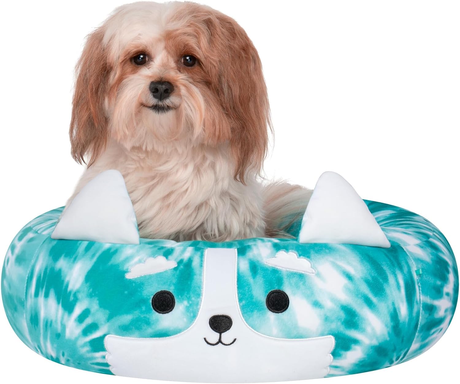 Squishmallows Original 20-Inch Halver The Corgi Pet Bed - Small Ultrasoft Official Plush Pet Bed