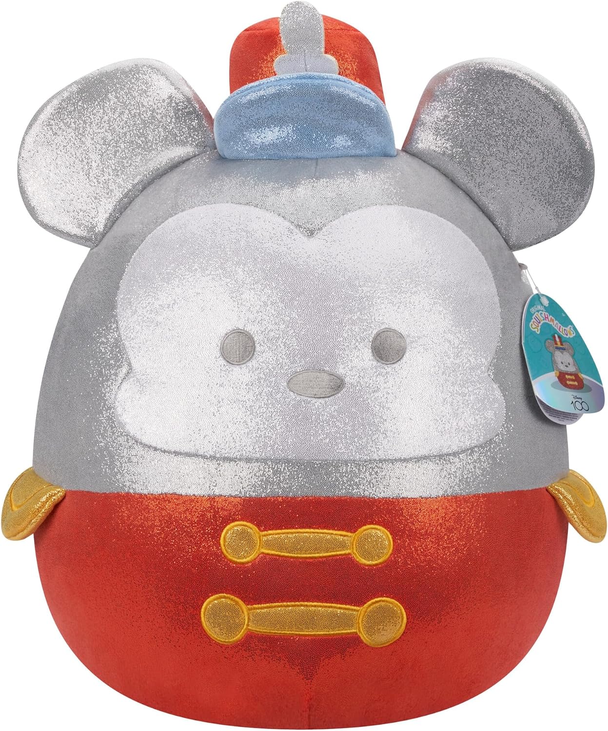 Squishmallows Original Disney100 14-Inch Band Leader Mickey Mouse Plush - Large Ultrasoft Official Jazwares Plush - Amazon Exclusive