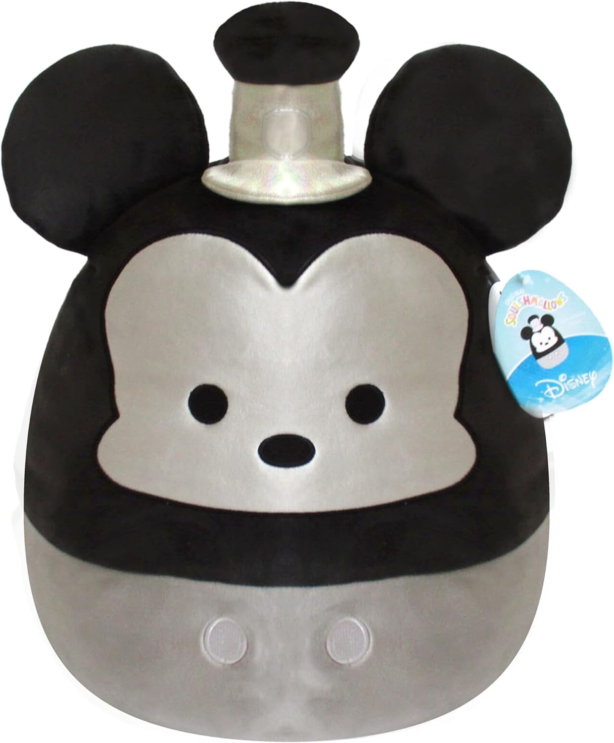 Squishmallows Disney 14-Inch Steamboat Willie Mickey Mouse Plush - Add to Your Squad, Ultrasoft Stuffed Animal Large Toy, Official Kellytoy Plush