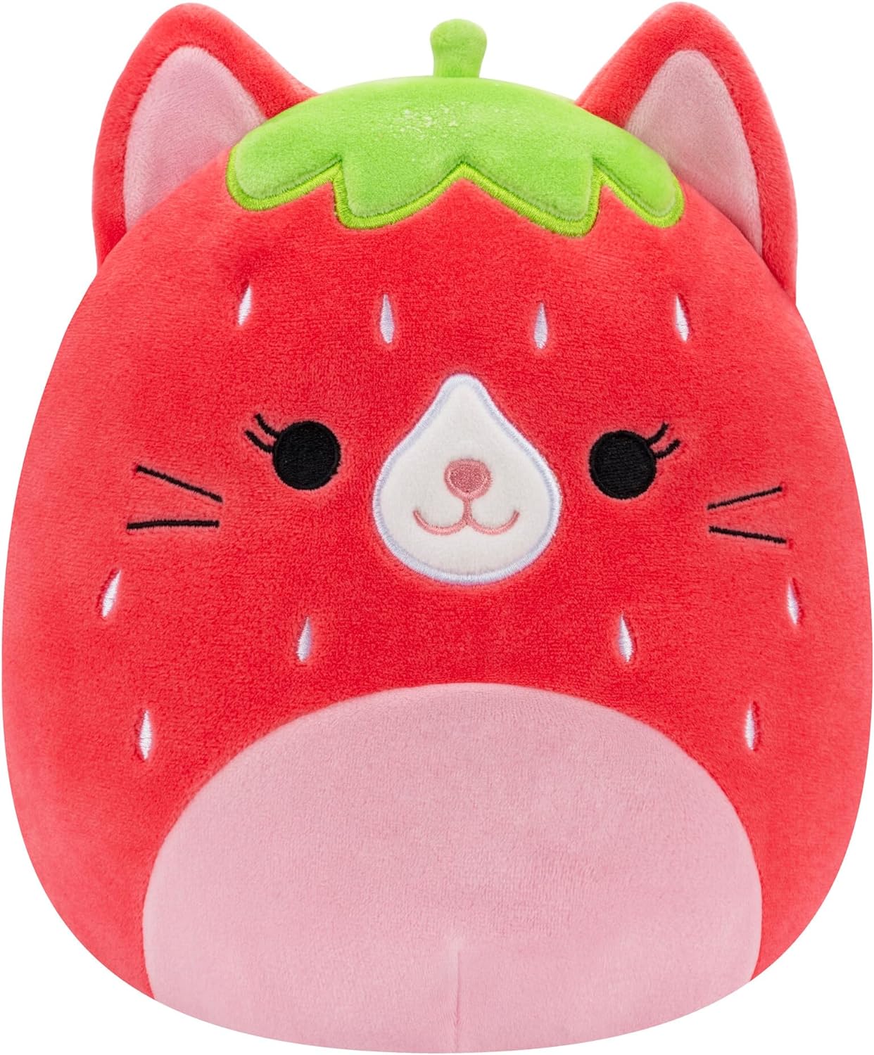 Squishmallows Original 8-Inch Olma Strawberry Cat - Official Jazwares Plush