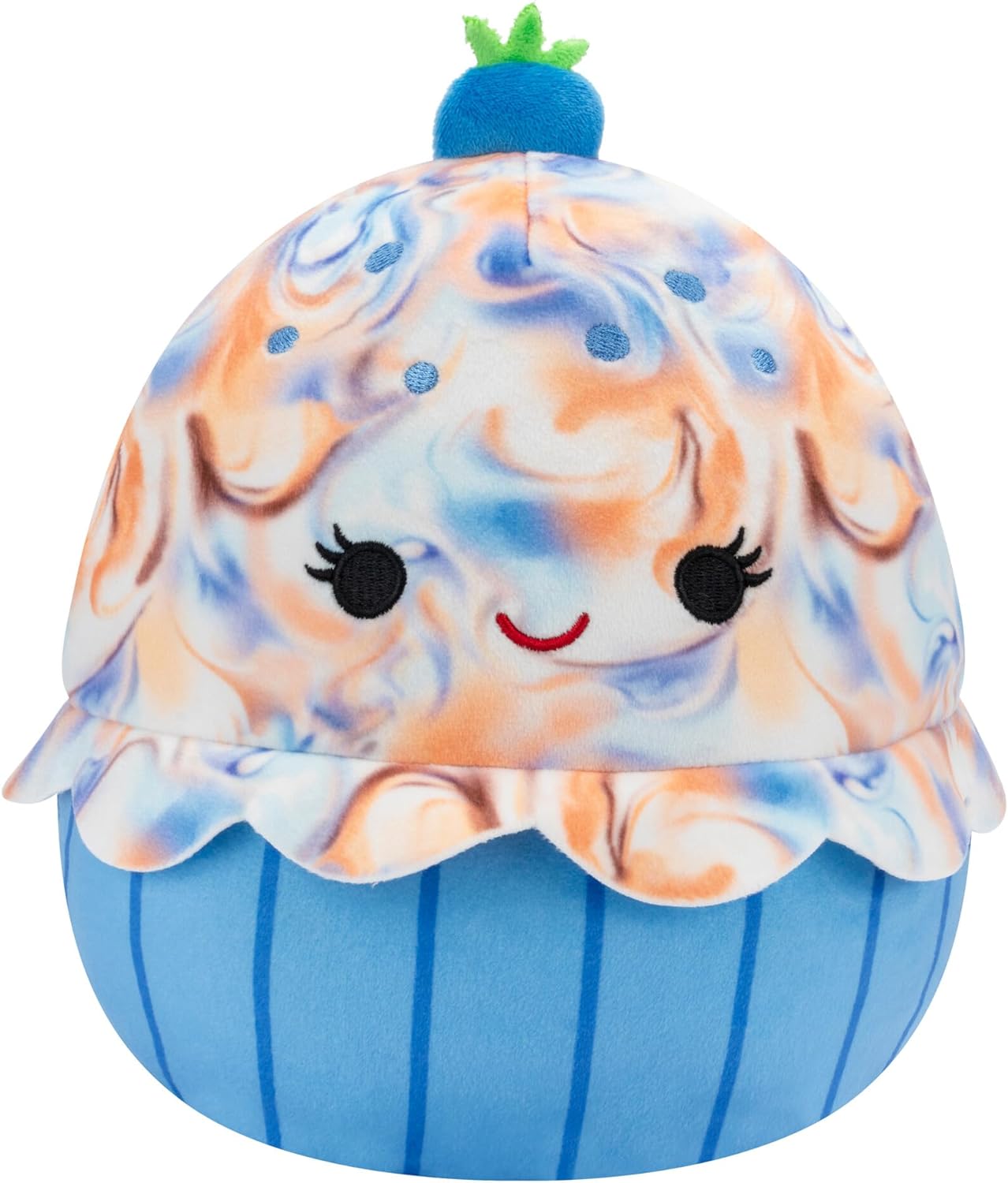 Squishmallows Original 8-Inch Maudi Marbled Blueberry Cupcake with Blue Wrapper - Official Jazwares Plush