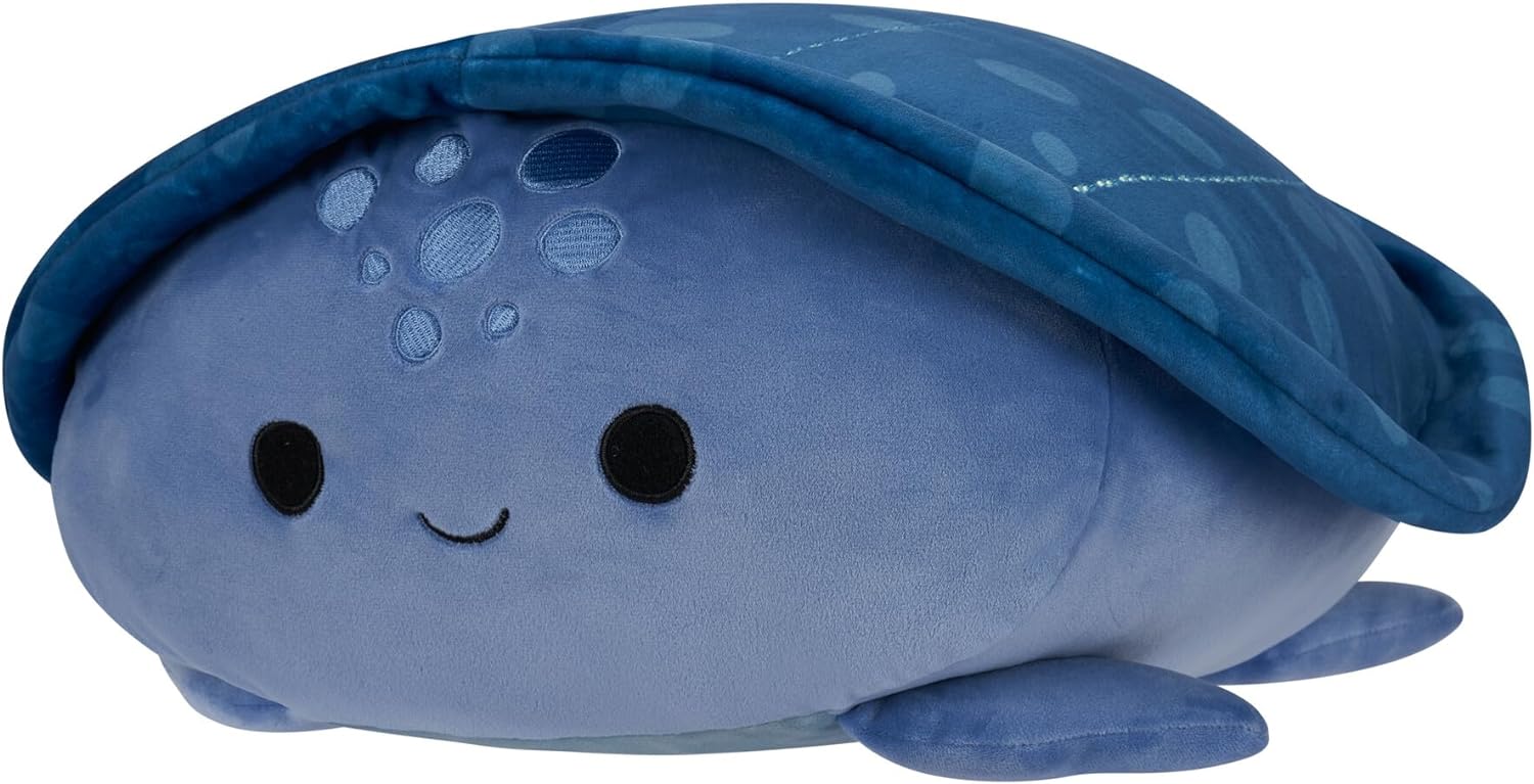 Squishmallows Stackables Original 12-Inch Truman Blue Leatherback Turtle - Ultrasoft Official Jazwares Plush