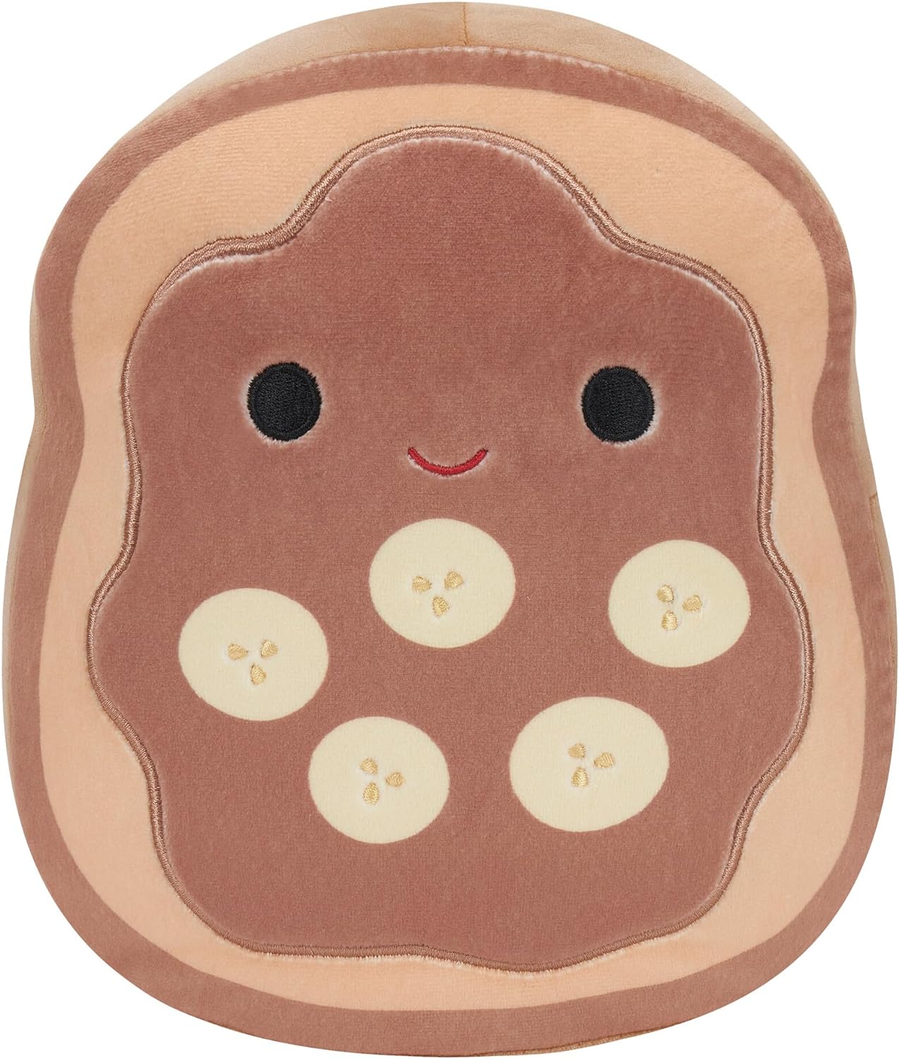 Squishmallows Original 8-Inch Danilo Chocolate Banana Toast - Official Jazwares Plush