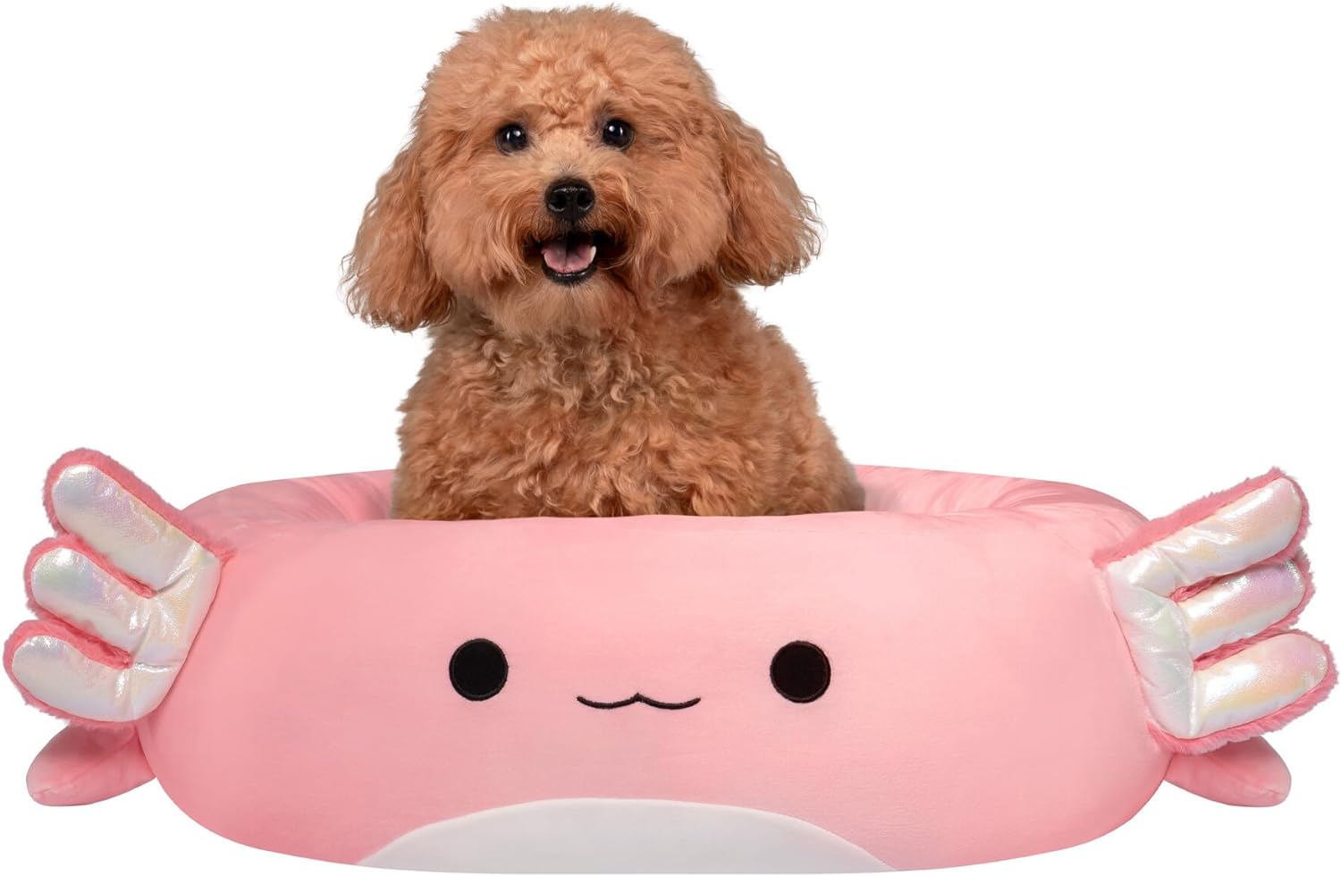 Squishmallows Original 20-Inch Archie the Axolotl Pet Bed - Small Ultrasoft Official Squishmallows Plush Pet Bed