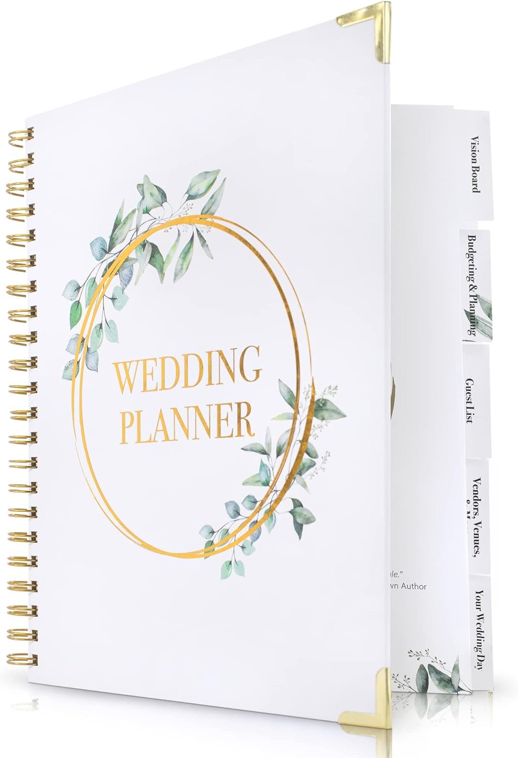 Beautiful Wedding Planner Book and Organizer - Effortlessly Plan Your Perfect Day with Style and Ease - Lovely Engagement Gift for Future Couples / Brides and Grooms