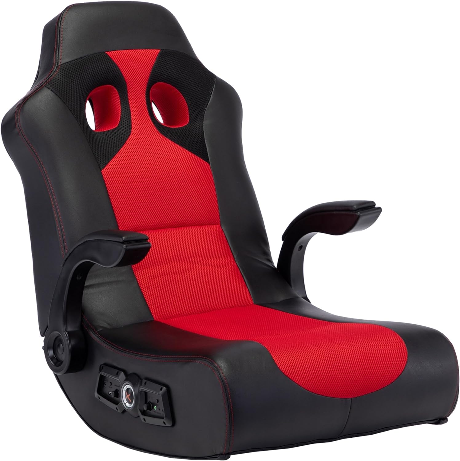 X Rocker XL Floor Gaming Chair, Use with All Major Gaming Consoles, Mobile, TV, PC, Smart Devices, with Subwoofer, Headrest Mounted Speakers, Foldable