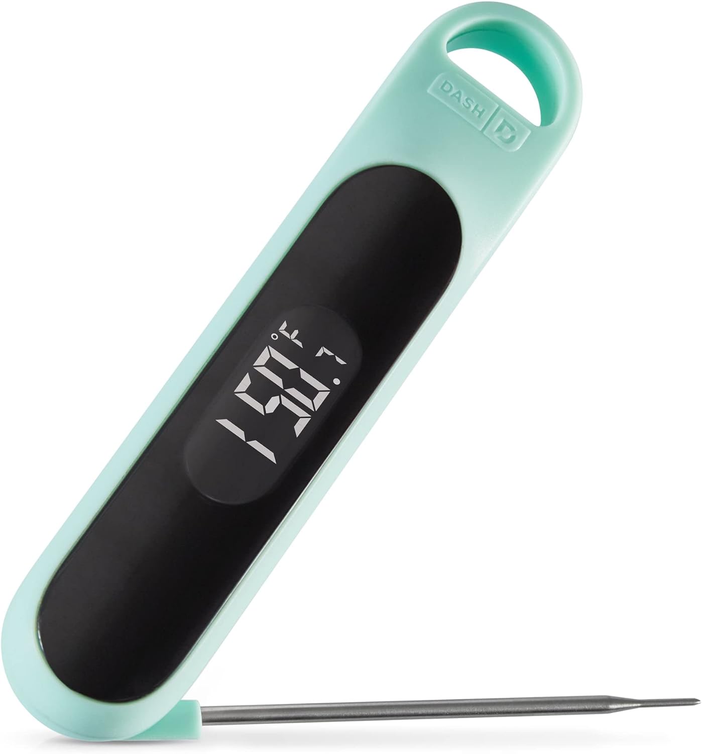 Dash Precision Quick-Read Meat Thermometer - Waterproof Kitchen and Outdoor Food Cooking Thermometer with Digital LCD Display - BBQ, Chicken, Seafood, Steak, Turkey, & Other Meat, Batteries Included