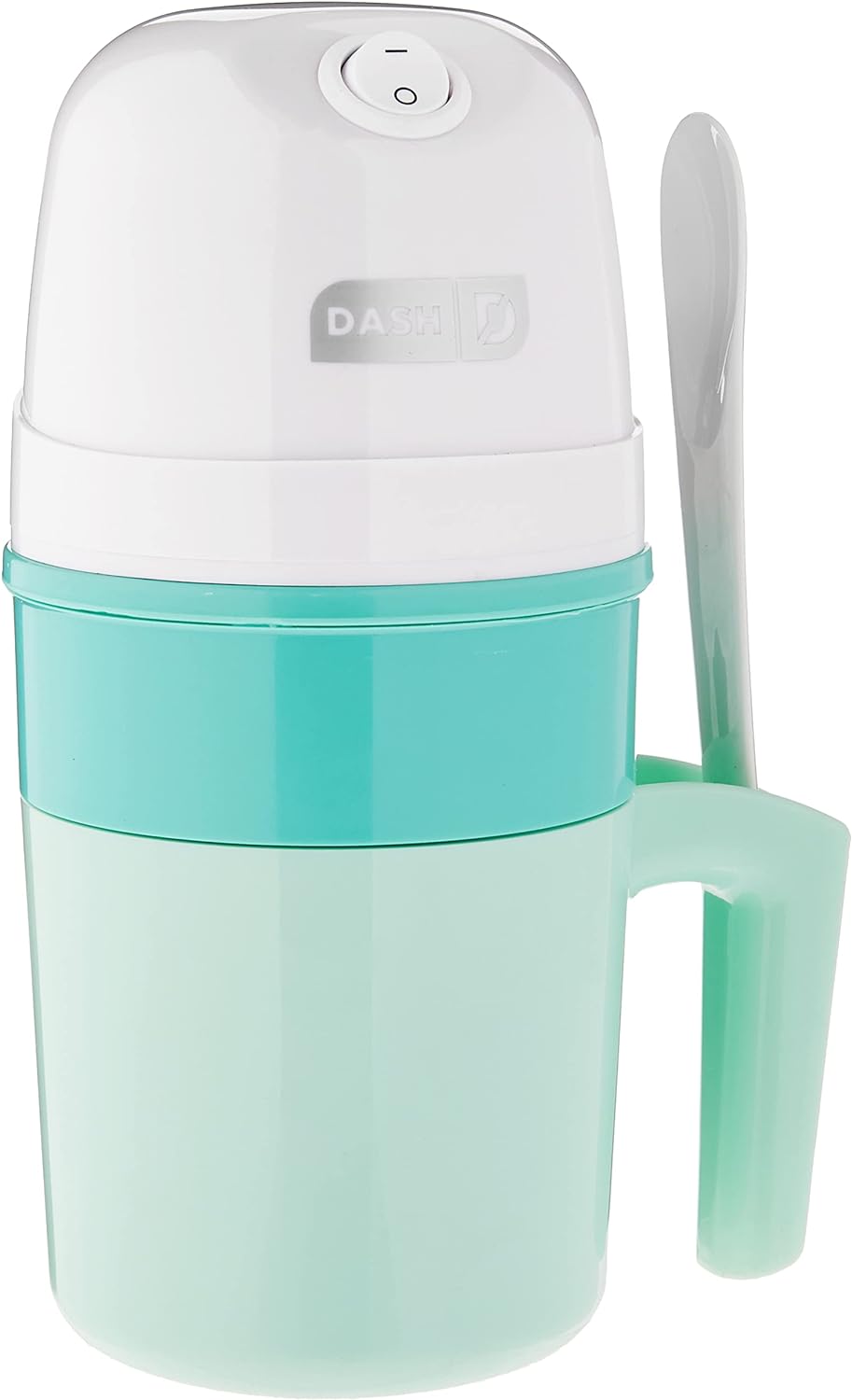 DASH My Pint Electric Ice Cream Maker Machine for Gelato, Sorbet + Frozen Yogurt with Mixing Spoon & Recipe Book (Organic, Sugar Free, Flavored Healthy Snacks + Dessert for Kids & Adults) 0.4qt - Aqua