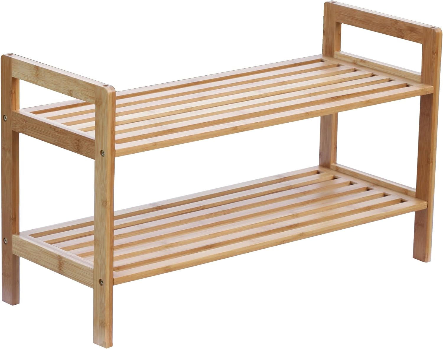 Oceanstar 2-Tier Bamboo Shoe Rack, Brown, SR1309