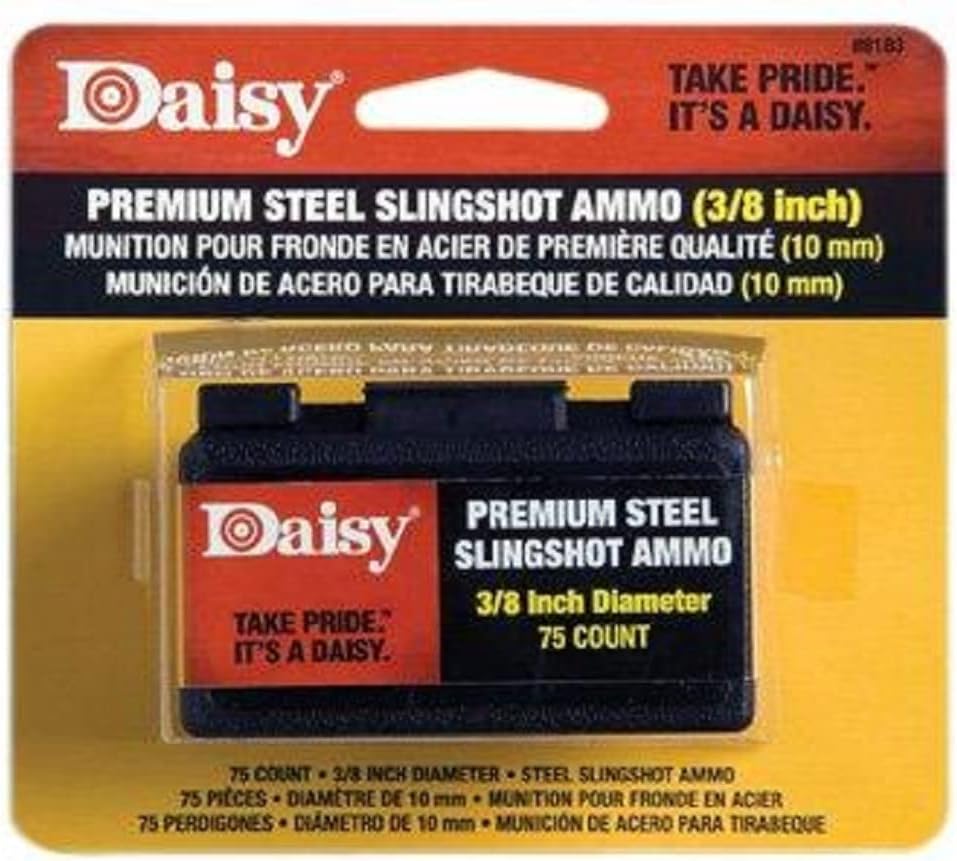 Daisy Powerline Premium Steel Slingshot, 70ct