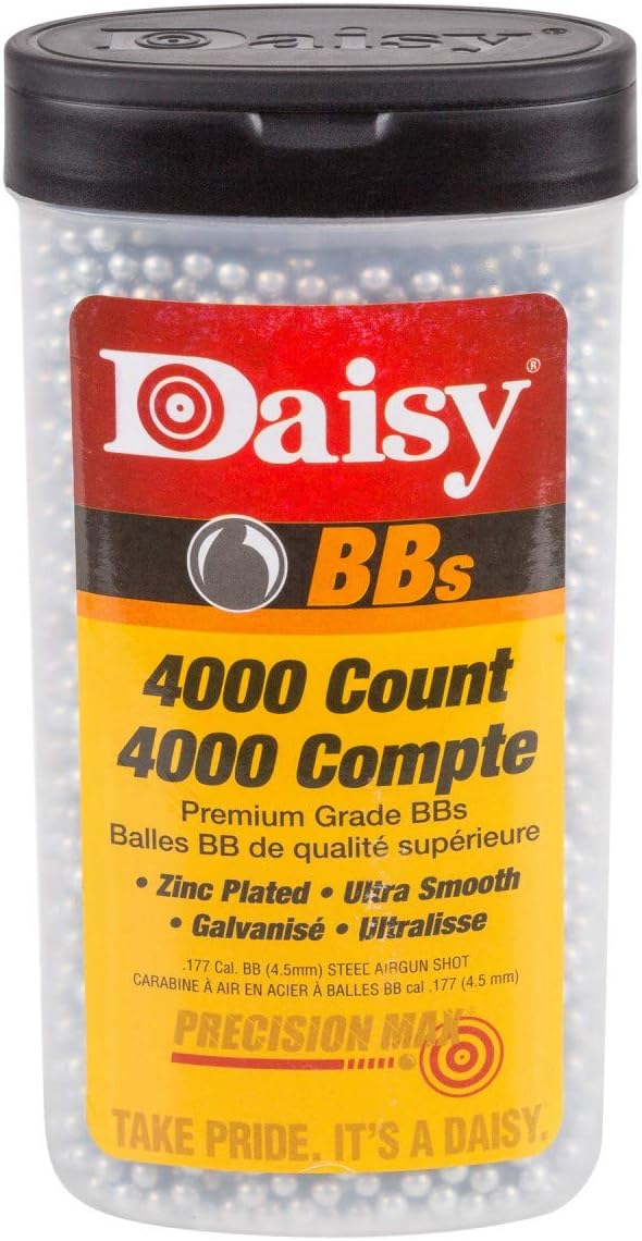 Daisy 4000-Count Precisionmax .177 Cal, 4.5 mm Premium Grade BBS Bottle