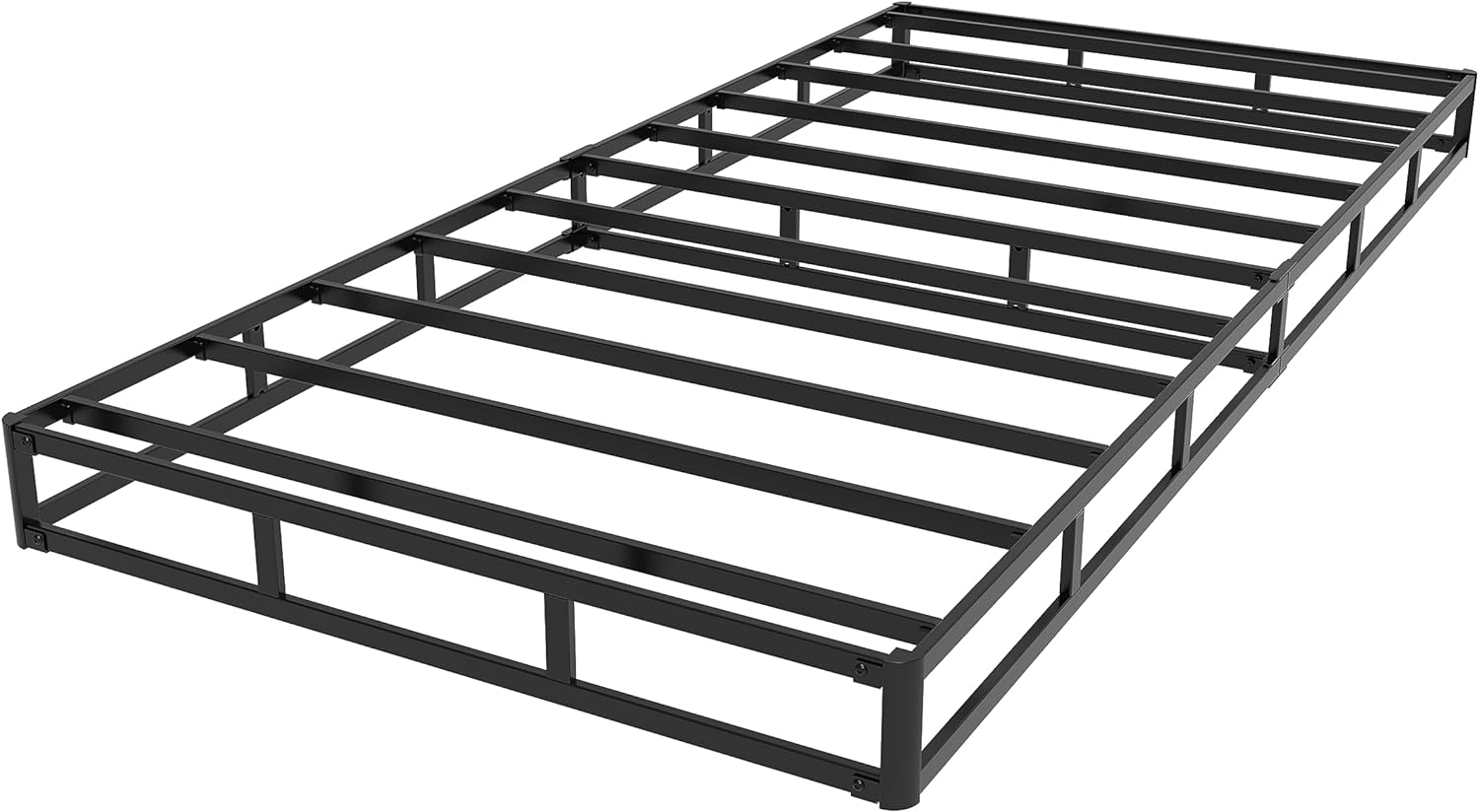 EMODA 4 Inch Twin XL Box Spring Heavy Duty Metal Mattress Foundation Bed Base with Fabric Cover, Easy Assembly