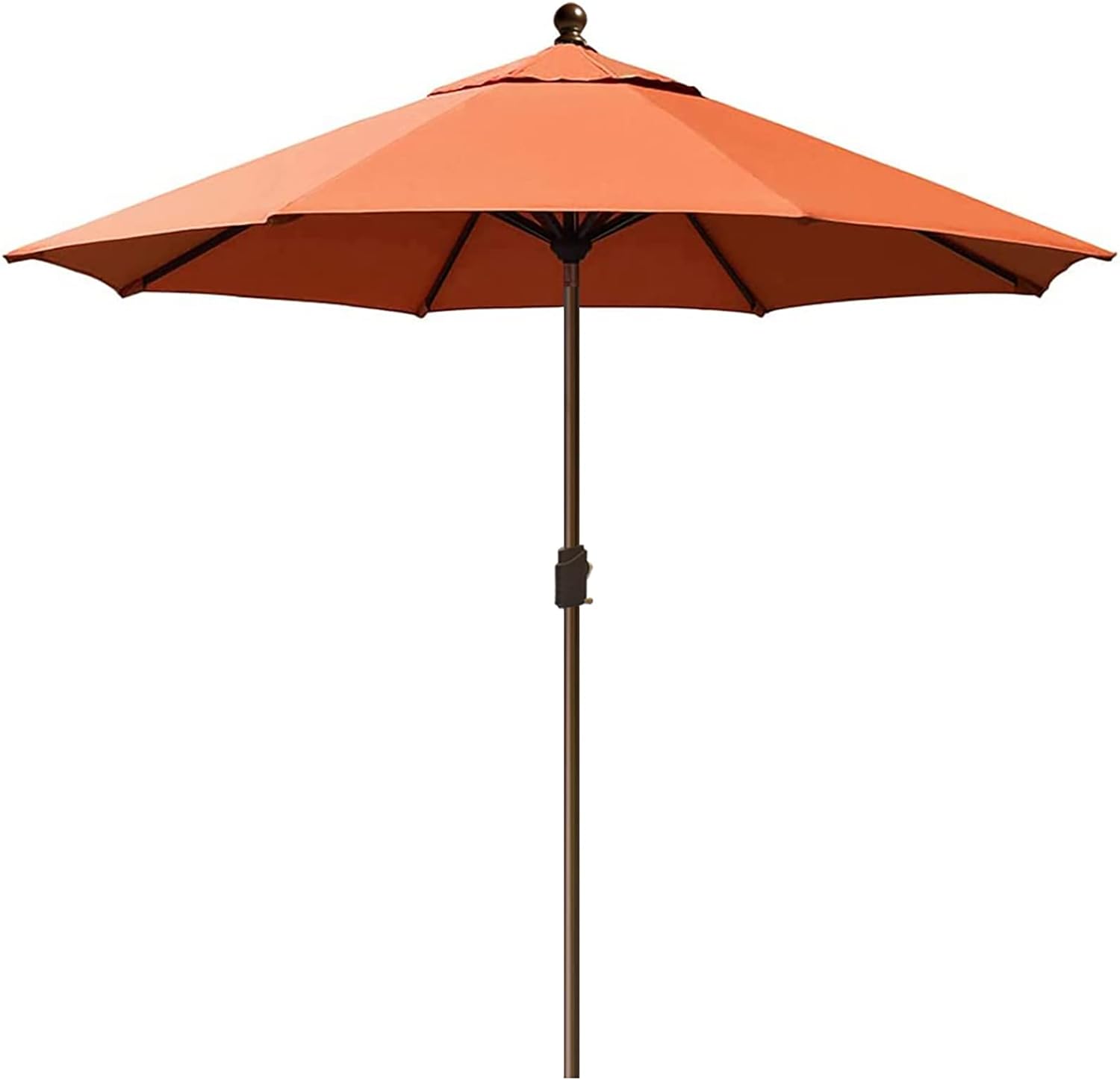 EliteShade USA 10-Year-Non-Fading Sunumbrella 9Ft Market Umbrella Patio Umbrella Outdoor Table Umbrella with Ventilation, Rust