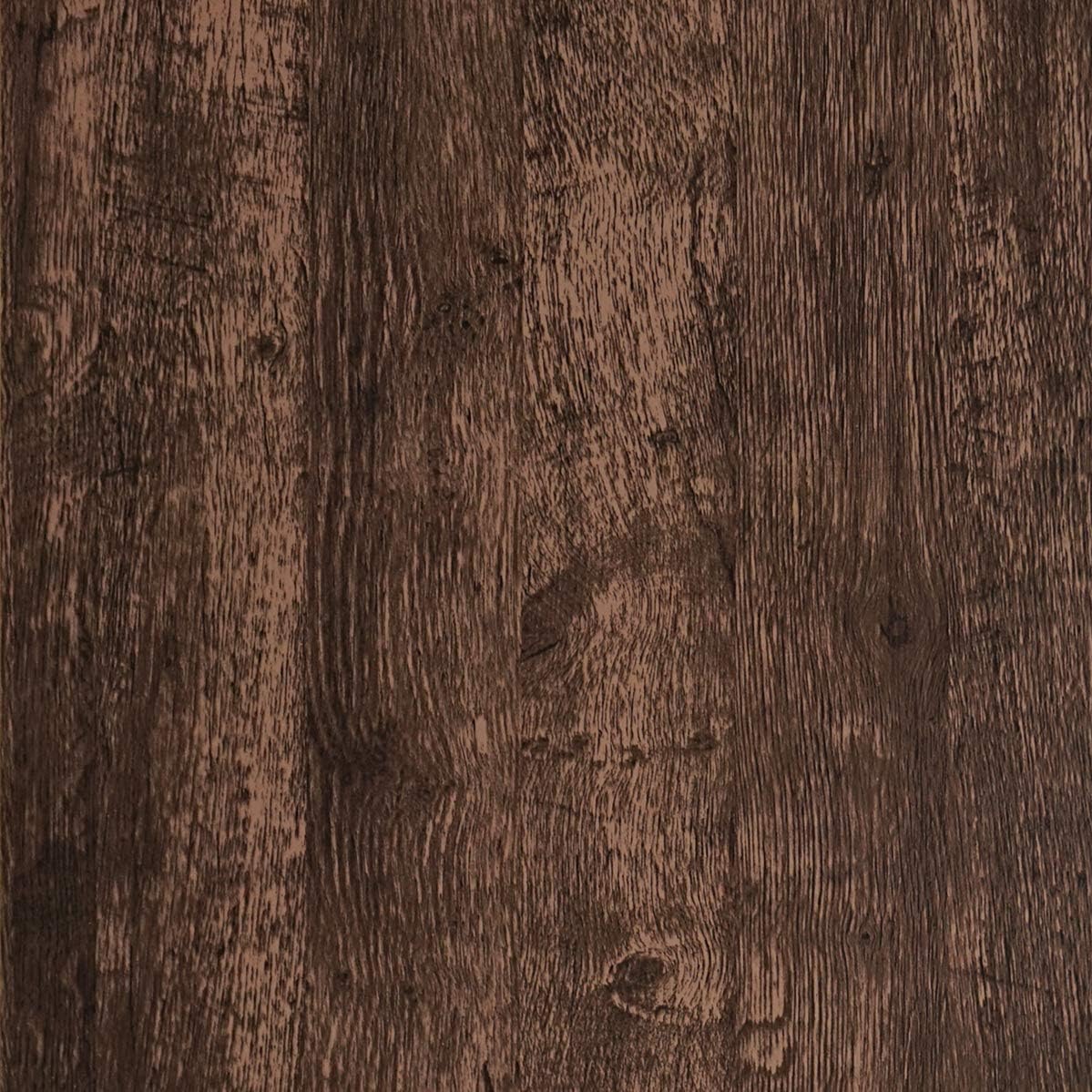 Dimoon Wood Wallpaper Brown Dark Wood Contact Paper Brown Wood Plank Wood Peel and Stick Wallpaper Removable Rustic Wood Grain Self Adhesive Vintage Distressed Texture Desk Vinyl Roll17.7x78.7''