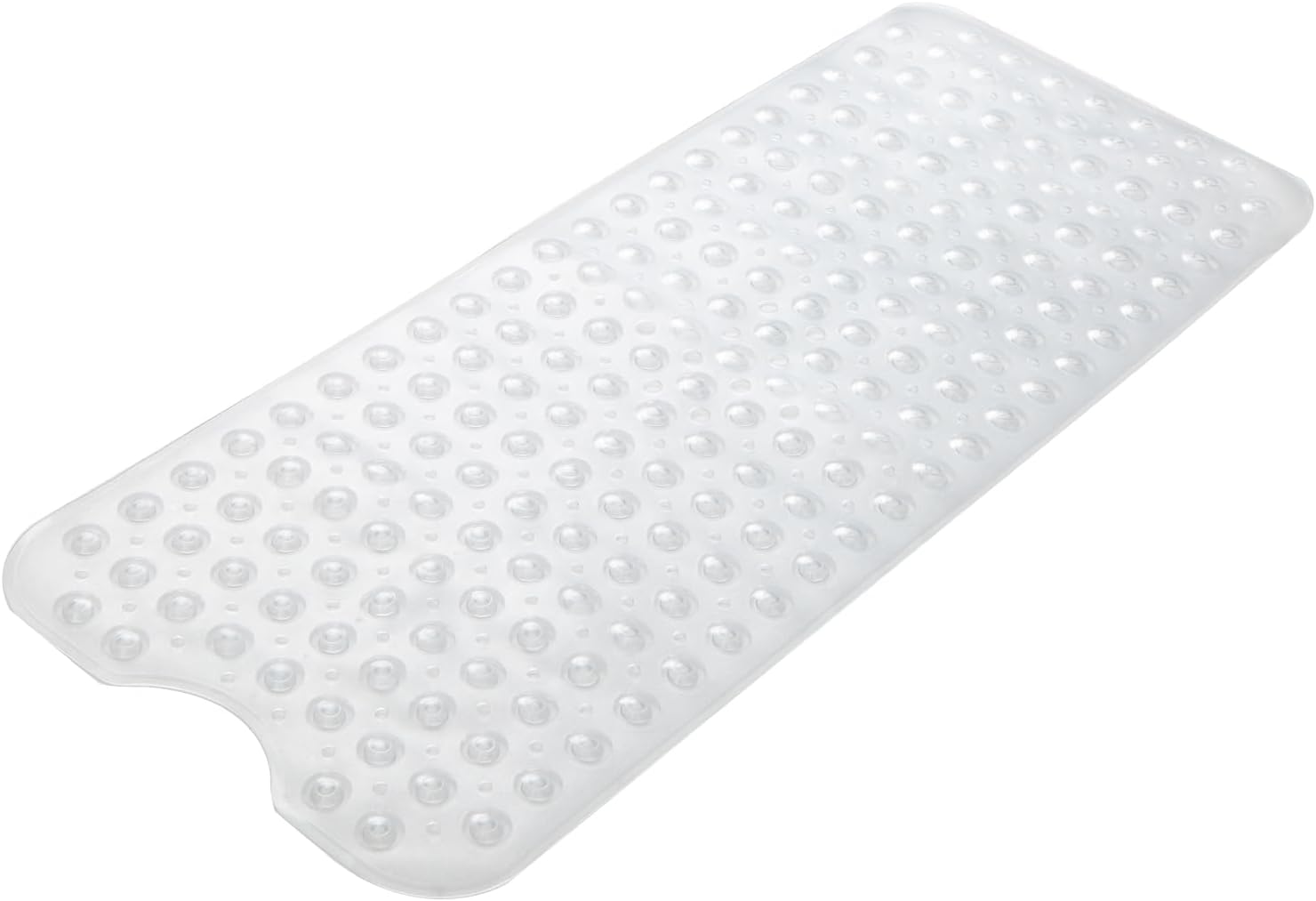 AmazerBath Bath Tub Mat, 40 x 16 Inches Non-Slip Shower Mats with Suction Cups and Drain Holes, Bathtub Mats Bathroom Mats Machine Washable, Clear