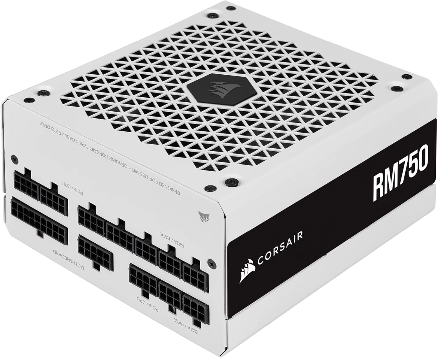 CORSAIR 750W 80 Plus Gold Fully Modular ATX Power Supply, White - RM Series