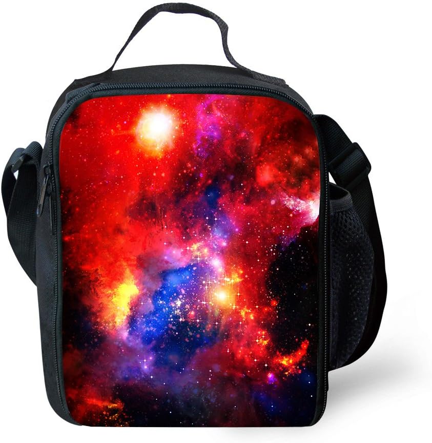 CAIWEI Galaxy Lunch Bag Insulated Lunch Box Cooler Bag (Starry sky 4)