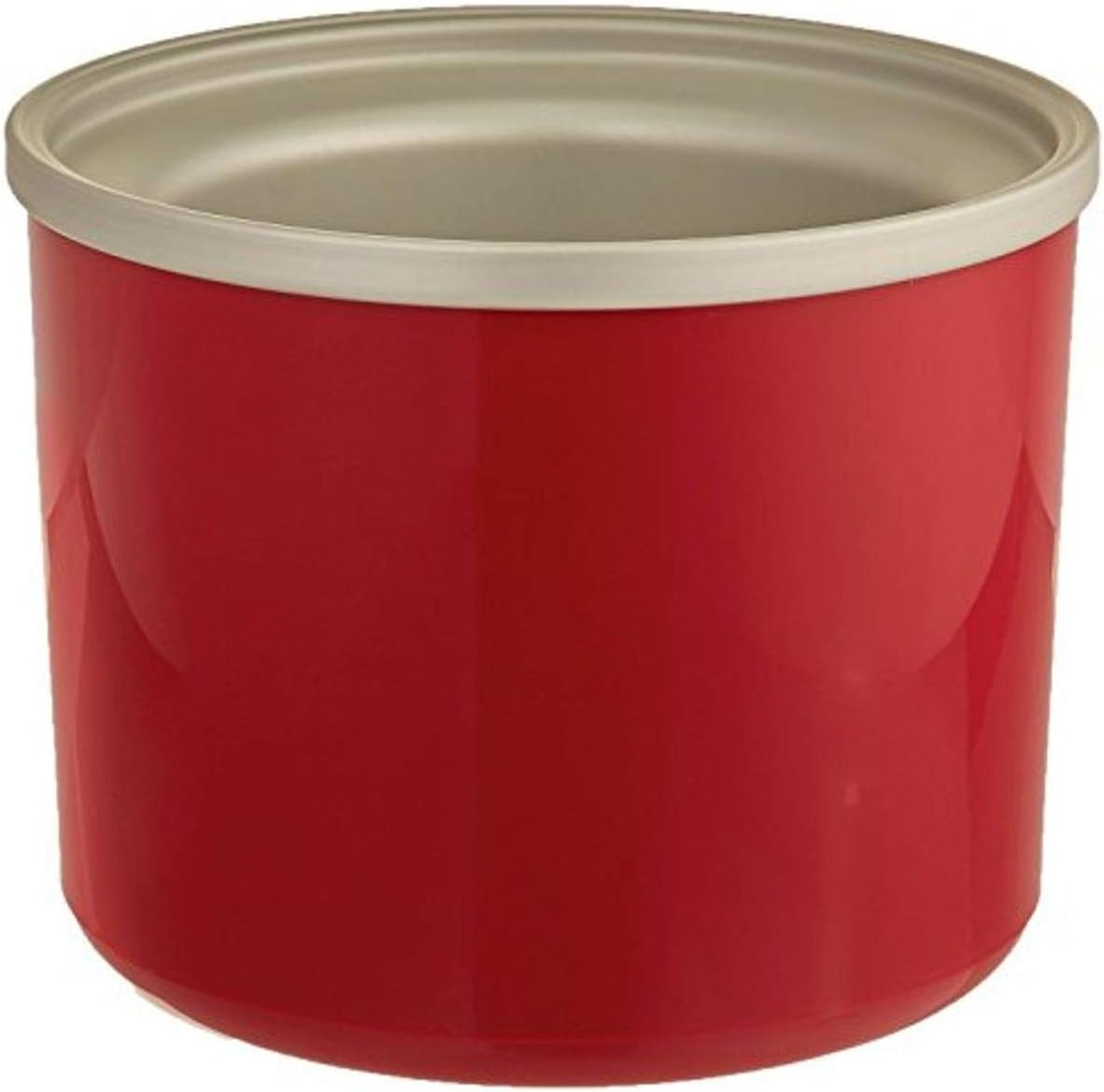 Cuisinart Plastic ICE-RFBR Replacement Freezer Bowl, 1-1/2-Quart Capacity, Red