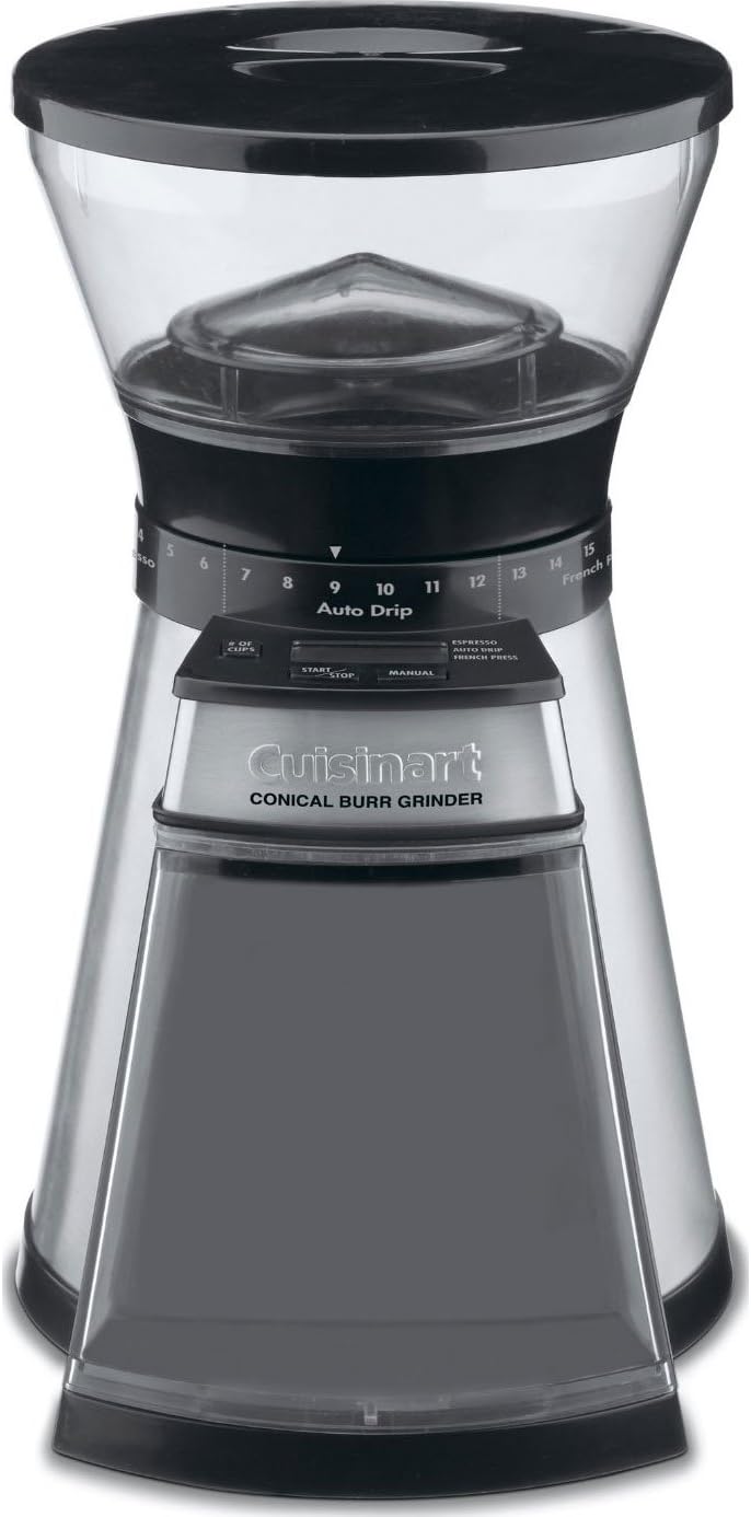 Cuisinart Programmable Conical Burr Mill, Stainless Steel, COMPACT