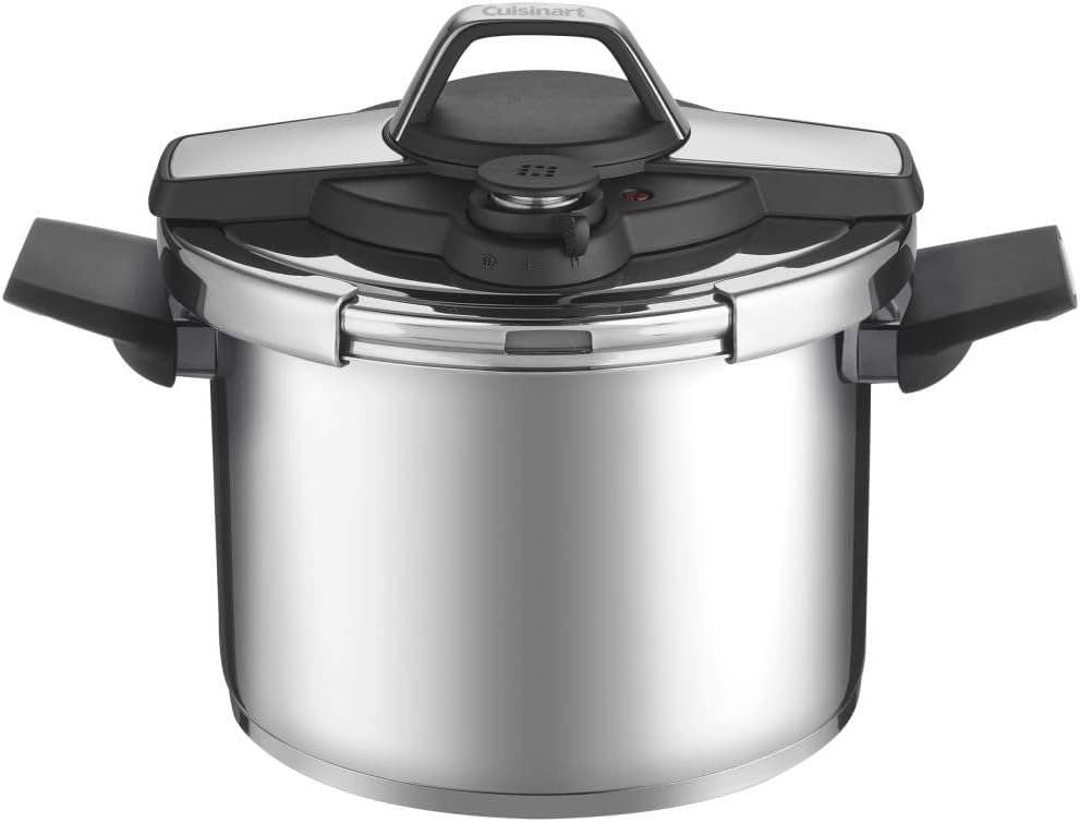 Cuisinart - CPC22-6 Cuisinart Professional Collection Stainless Pressure cooker, Medium, Silver