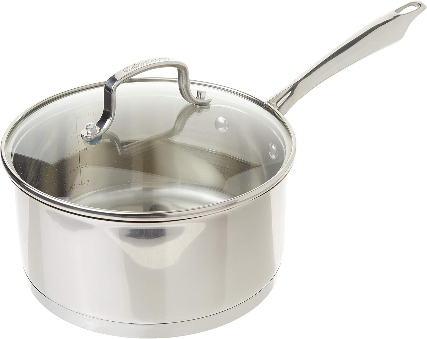 Cuisinart Professional Stainless Saucepan with Cover, 3-Quart, Stainless Steel