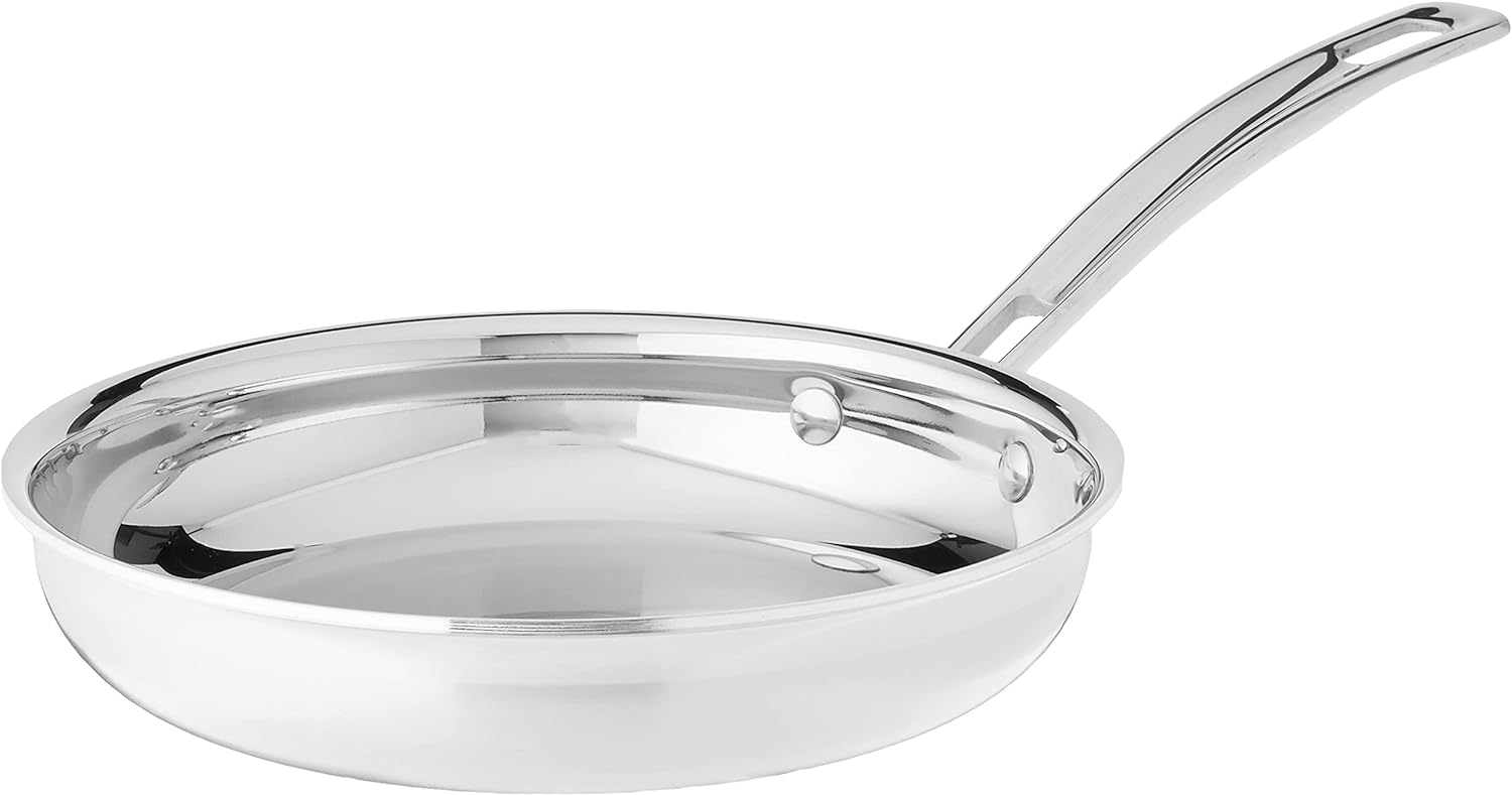 Cuisinart MultiClad Pro 8 Open Skillet, 8-Inch, Stainless Steel