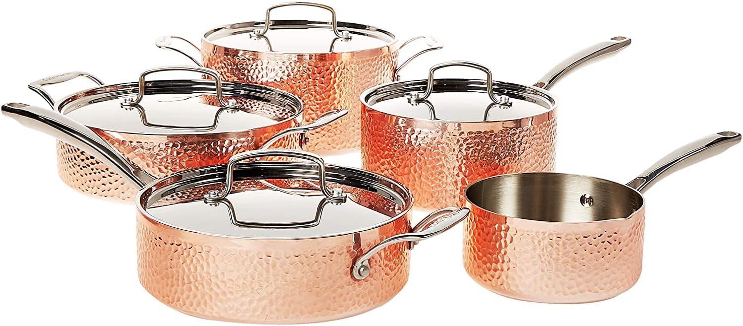 Cuisinart HCTP-9 Cookware Set, Copper, Medium