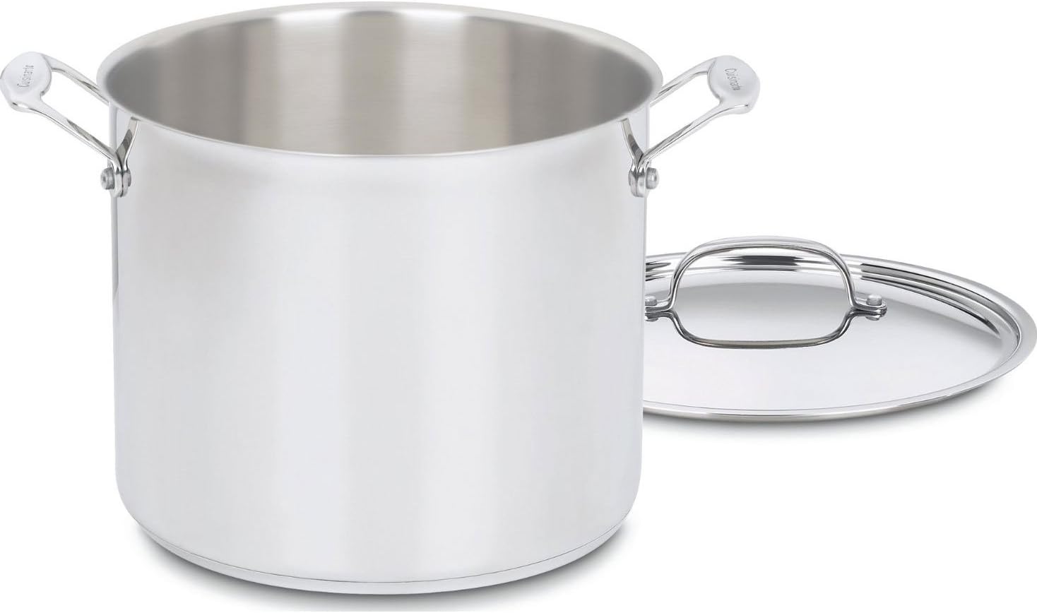 Cuisinart 12-Quart Stockpot w/Lid, Chef' Classic Collection, Silver, 766-26AP1