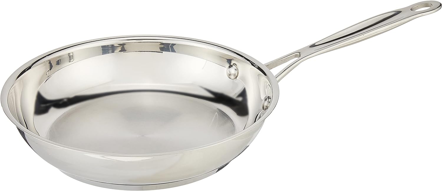 Cuisinart 722-20 8-Inch Chef'-Classic-Stainless-Cookware-Collection, 8, Open Skillet