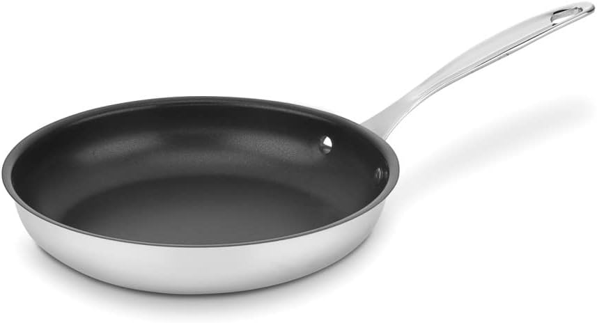 Cuisinart 722-24NS Chef' Classic Nonstick Stainless 10-Inch Open Skillet