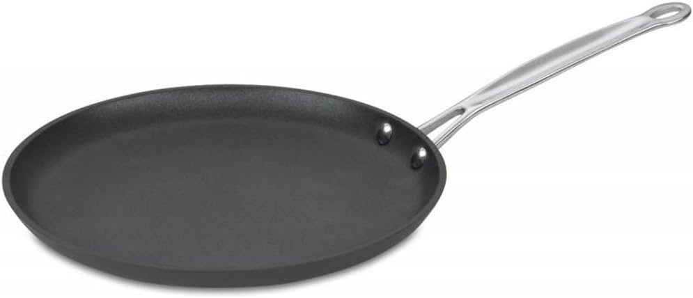 Cuisinart 10-Inch Crepe Pan, Chef' Classic Nonstick Hard Anodized, Black, 623-24