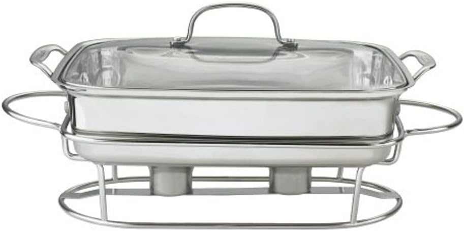 Cuisinart 7BSRT-31 Classic Entertaining Collection 12-Inch, 5-Quart Stainless Rectangular Buffet Server, Silver