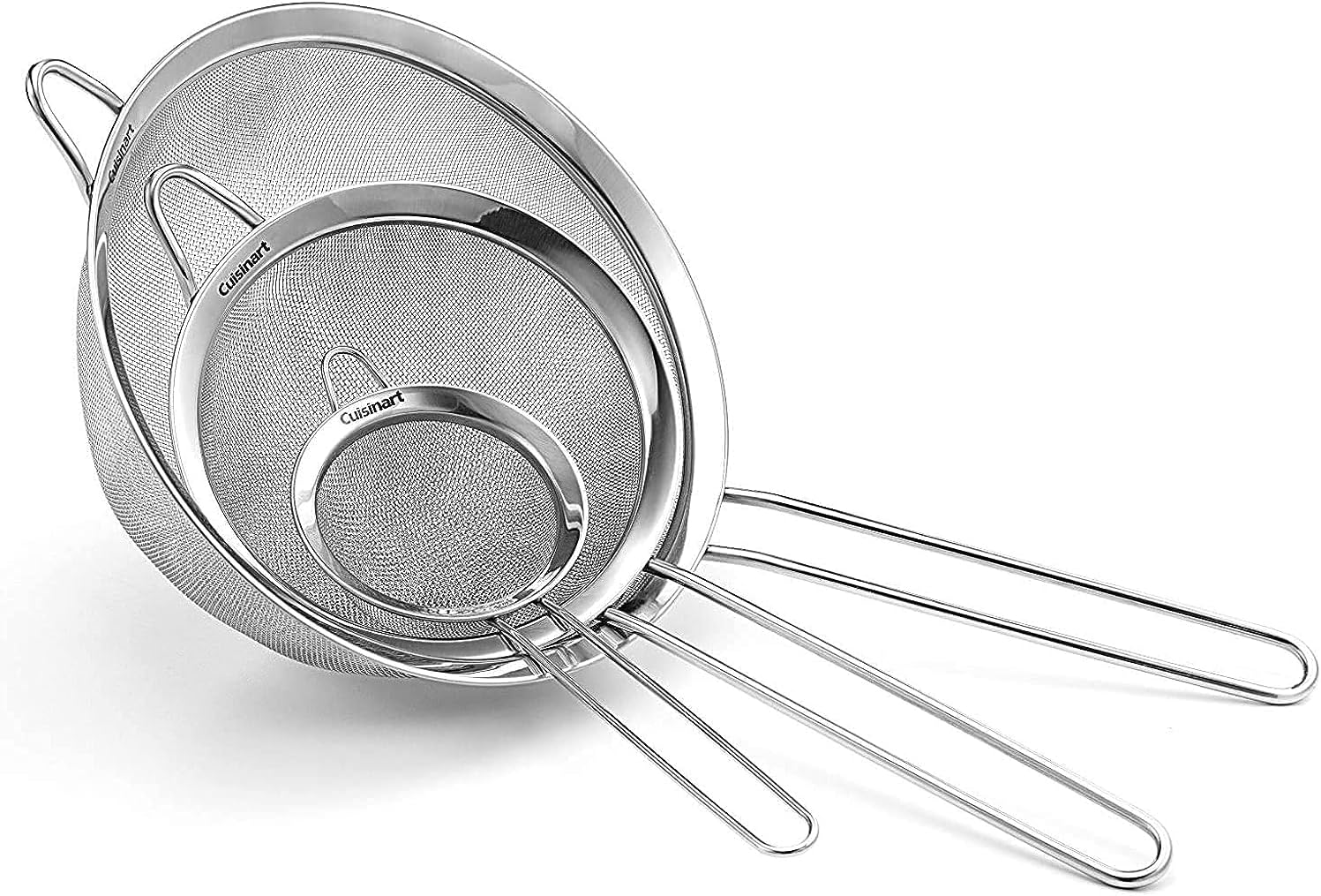 Cuisinart Mesh Strainers, 3 Pack Set, CTG-00-3MS Silver