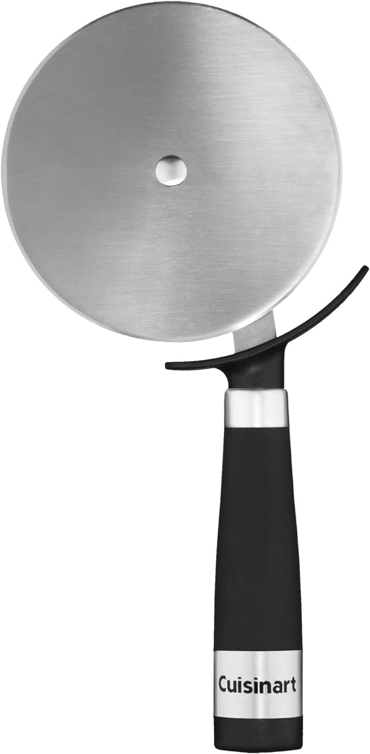 Cuisinart Barrell Handle Pizza Cutter, Black/Stainless