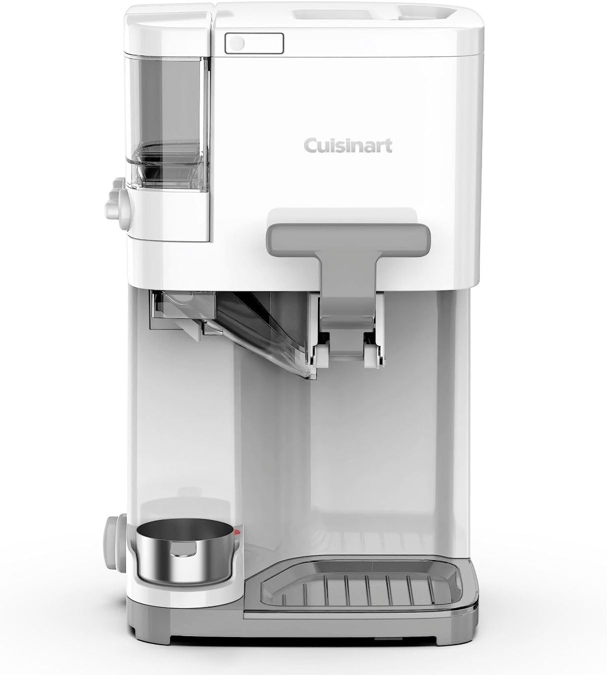 Cuisinart Soft Serve Ice Cream Machine- Mix It In Ice Cream Maker for Frozen Yogurt, Sorbet, Gelato, Drinks 1.5 Quart, White, ICE-48