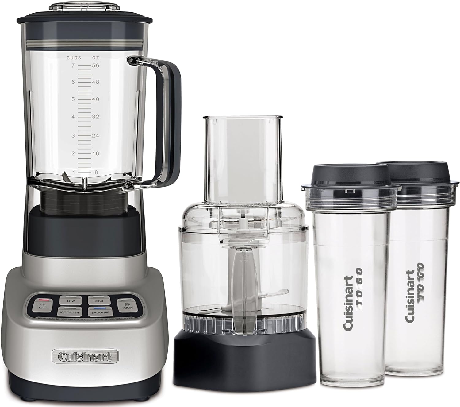 Cuisinart BFP-650 1 HP Blender/Food Processor, Silver, 3_cup