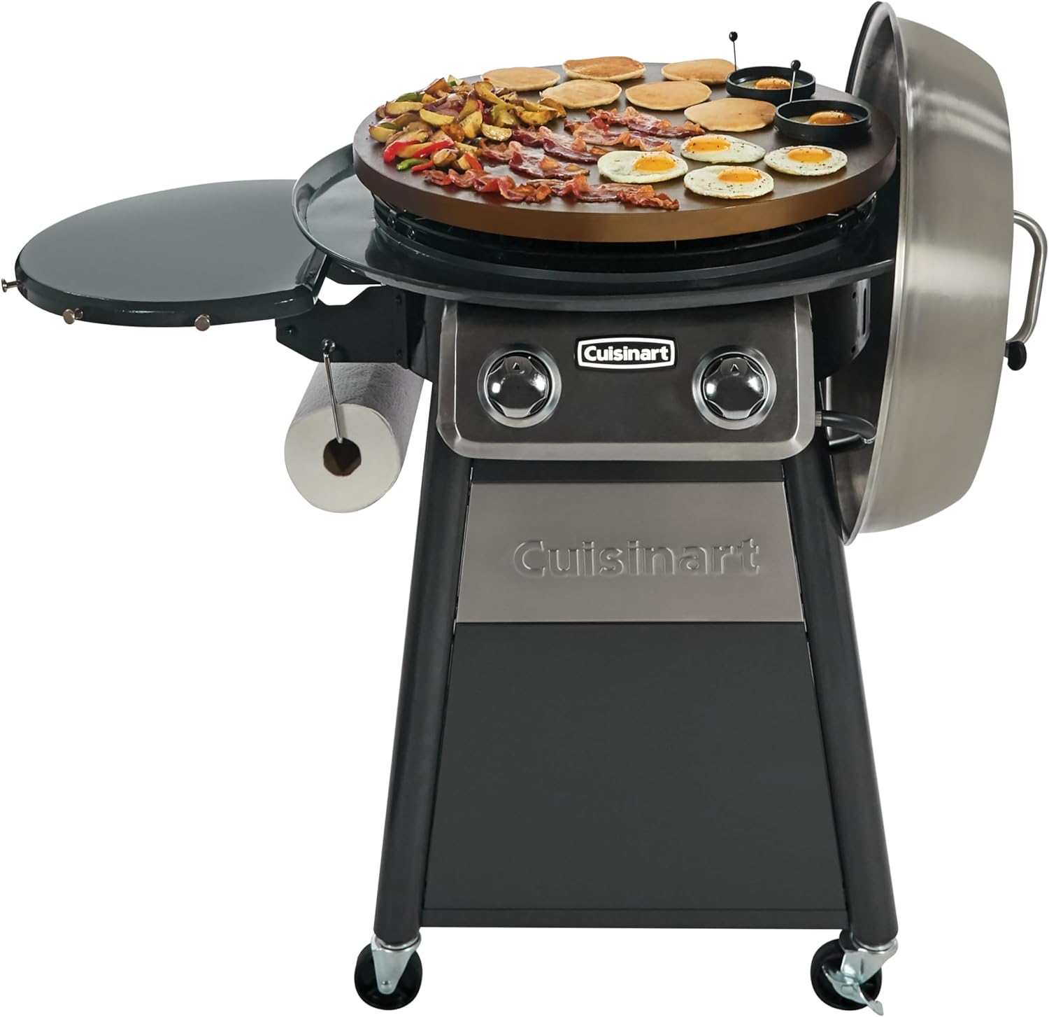 Cuisinart CGG-888 Outdoor Stainless Steel Lid, 360 Griddle Cooking Center