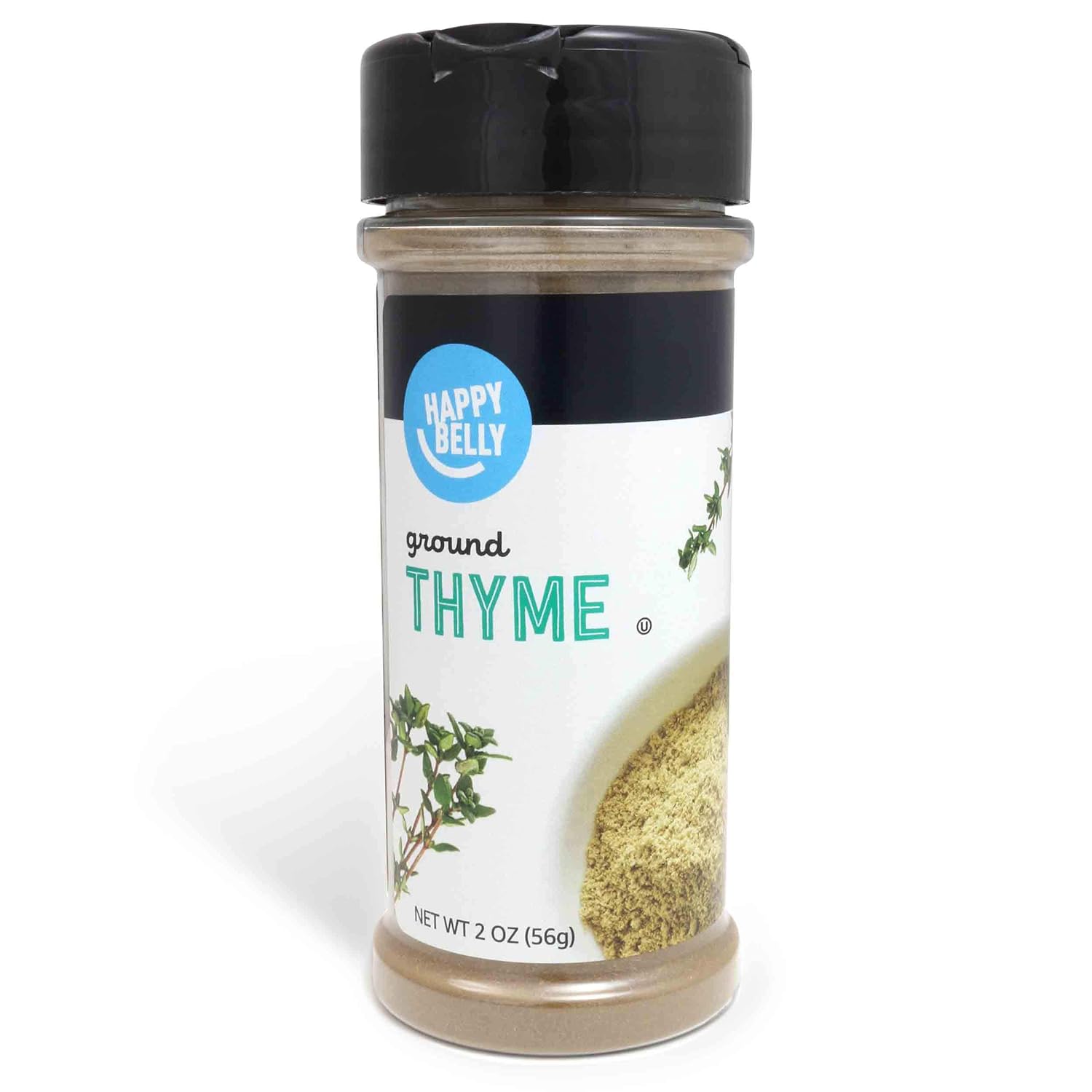 Amazon Brand - Happy Belly Thyme Ground, 2 Ounce (Pack of 1)