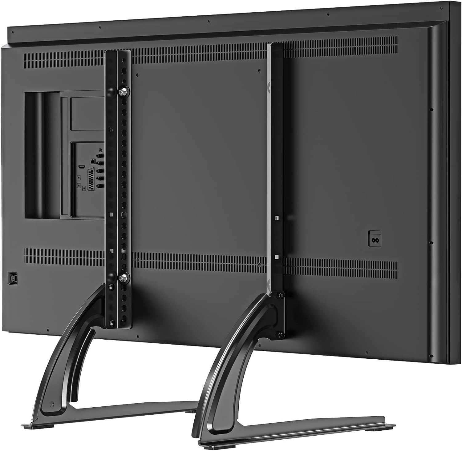 ELIVED Universal Table Top TV Stand for Most 27 to 55 inch LCD LED Plasma Flat Screen TVs, TV Base Height Adjustable Leg Stand Holds up to 88lbs, VESA up to 800x400mm, YD1014