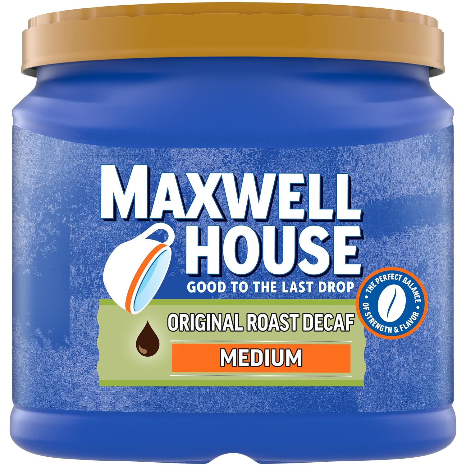 Maxwell House The Original Roast Decaf Medium Roast Ground Coffee (29.3 oz Canister)