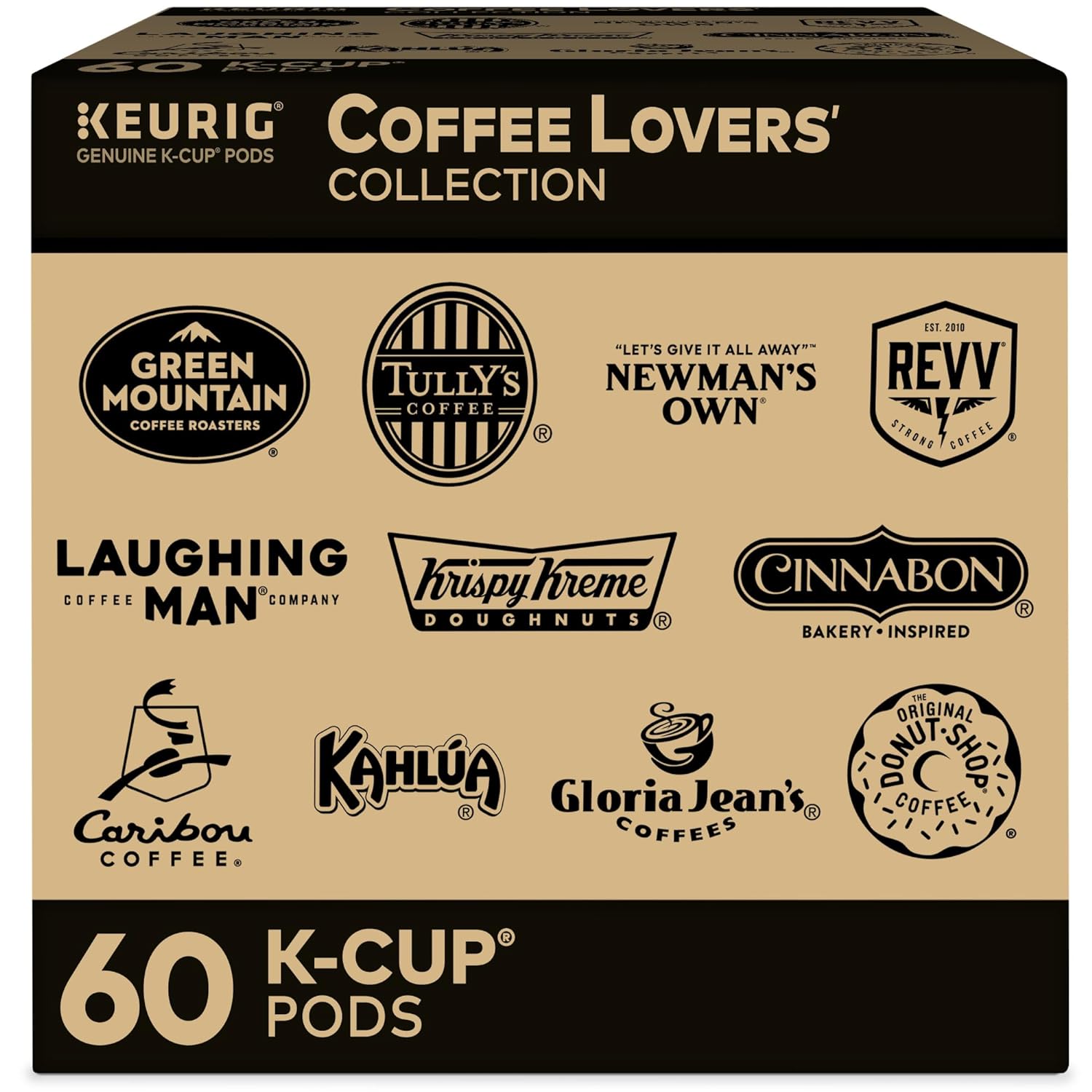 Keurig Coffee Lovers' Collection Variety Pack, Single-Serve Coffee K-Cup Pods Sampler, 60 Count