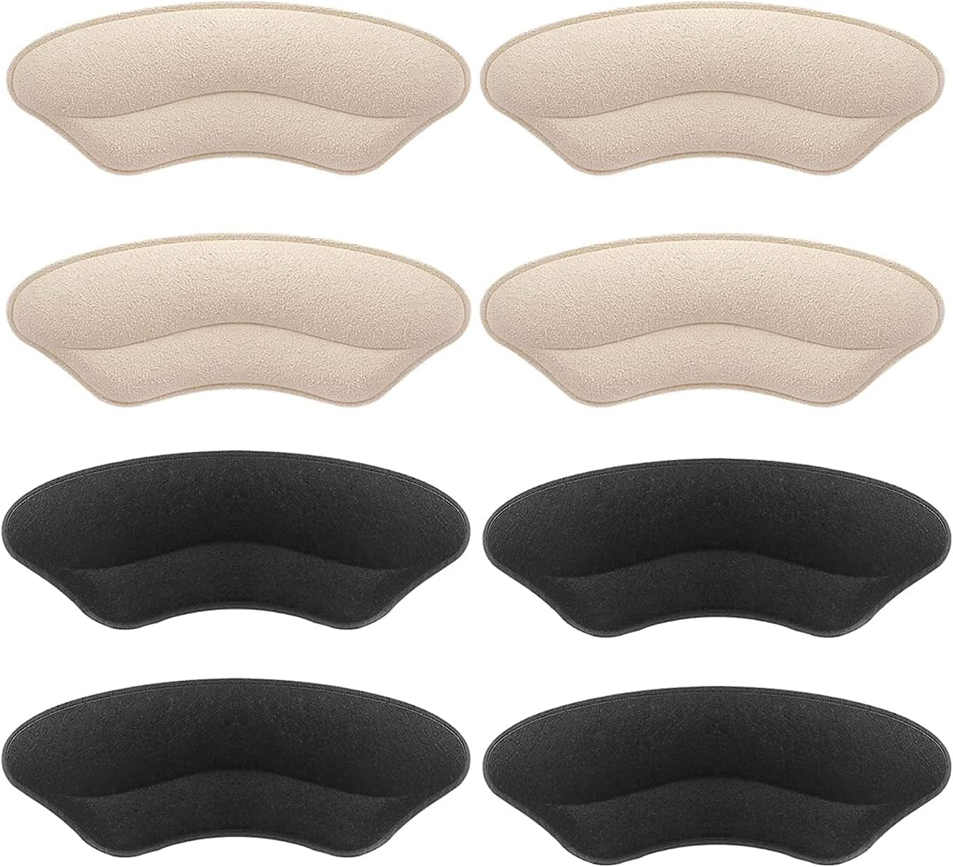 Makryn Premium Heel Pads Inserts Grips Liner for Men Women,Back of Heel Protectors Cushions Prevent Too Big Shoe from Heel Slipping,Blisters,Filler for Loose Shoe Fit